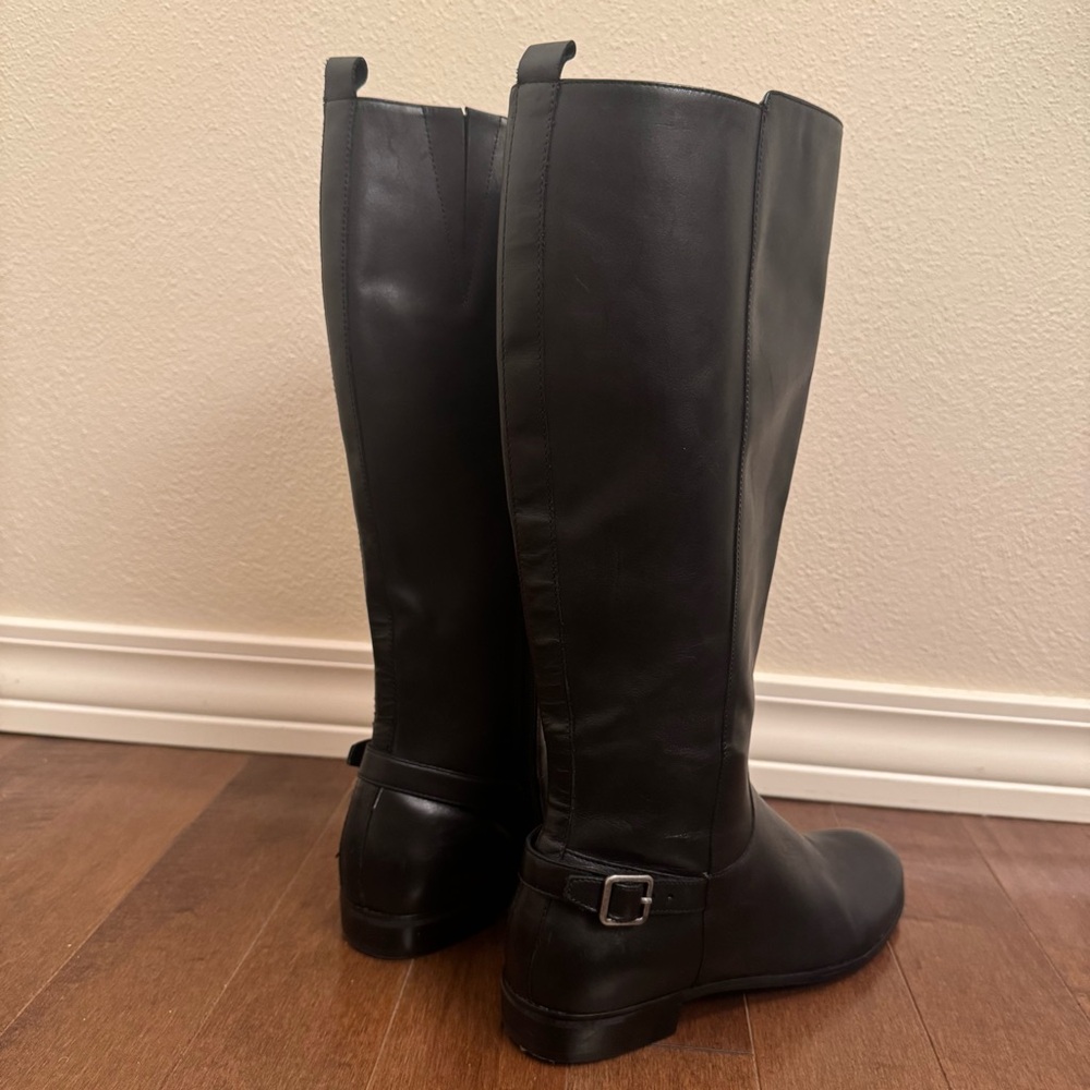 Ciao Bella Black Leather Riding Boot - Picture 8 of 16